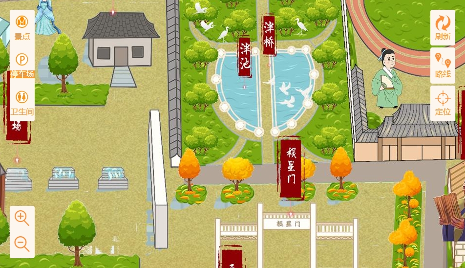 定陶手绘地图景区语音讲解导览系统：智慧景区建设的基石